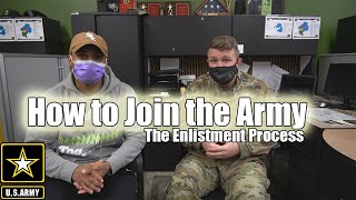 How To Join The Army  The Enlistment Process Recruiter ASVAB MEPS DEPS [upl. by Claresta]