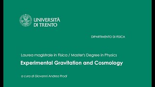 Experimental Gravitation and Cosmology [upl. by Milinda988]