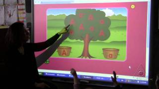 Learning Letter Sounds with Starfall Using the SMART Board to Teach Phonics [upl. by Blithe]