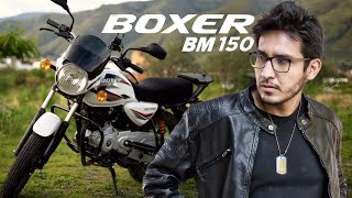 BAJAJ BOXER BM 150  Mi primera MOTO Review [upl. by Aved238]