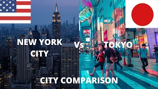 New York City Vs Tokyo City Comparison [upl. by Nekial]