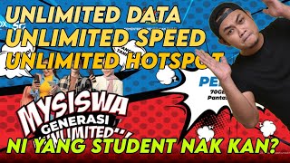 Unlimited DataHotspotSpeedIni Yang Agak SesuaiKhas Untuk StudentPlan Onexox MySiswa [upl. by Moorefield590]