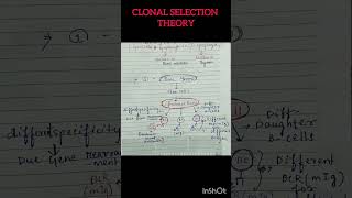 Learn Clonal Selection Theory In just 15 sec😮🔥csirnet lifescience shorts [upl. by Lindner]