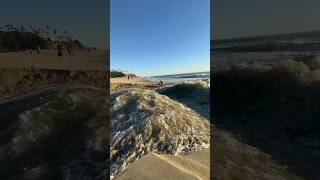 Beach Trench Forms Massive Waves [upl. by Conny]