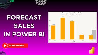 Forecast in Power BI amp Display as Overlapping Columns  Power BI Tutorial  MiTutorials [upl. by Nehpets]