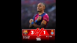 BARCELONE GENYEN VWAZEN LI ESPANYOL 31 EKIP SA SE 34 GOL LI BAY LOT YO [upl. by Aelram222]