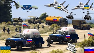 PUTIN UNDERESTIMATED NATOUkrainian Fighter Jets amp Helicopters Attack on Russian Army Weapons gta 5 [upl. by Eissirc161]