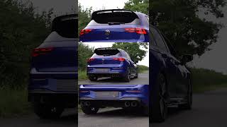 VW Golf R MK8 Akrapovic Titanium Exhaust Revs 🔉😍 [upl. by Eiffub]