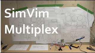 XPlane 11  SimVim  Home cockpit  multiplexer and workshop [upl. by Shanda]