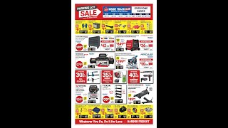 Harbor Freight Huge Parking Lot Sale [upl. by Llednar]