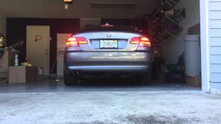 E92 328i muffler delete [upl. by Eislel797]