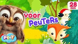 Dieren Verstopt 25 Woordjes Leren amp Zingen met Pretlettertjes  Voor Peuters [upl. by Allyson368]