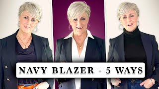 5 Ways To Elevate Your Style With A Navy Blazer  Fashion Squared [upl. by Zerline]