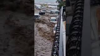 RARE STORMS floods overwhelmed the Catania City in Sicily Italy today FLOODS NEWS DEVASTED [upl. by Torrey]