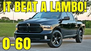 RAM 1500 060 Testing FASTER THAN A LAMBORGHINI [upl. by Leisha]