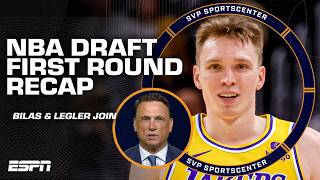 NBA DRAFT FIRST ROUND RECAP Dalton Knecht can contribute to Lakers RIGHT AWAY  SC with SVP [upl. by Watt605]