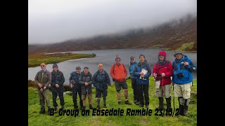 Sefton Road Ramblers B Group on Easedale Tarn Ramble 23 10 24 movie [upl. by Gehman]