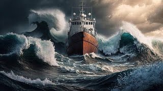 Scary Waves Vs Ship 😱 [upl. by Anirrak]