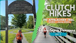 Clutch Hikes the AT SOBO Dickey Gap to Damascus Day 4 [upl. by Descombes626]