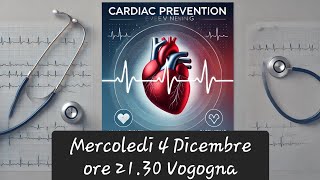 Evento prevenzione cardiaca Mercoledì 4 Dicembre 🫀🩺 [upl. by Deedahs]