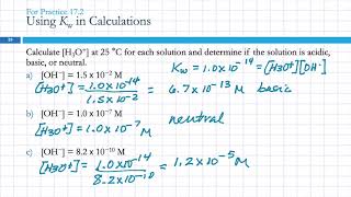 175 Autoionization of Water amp pH [upl. by Leibarg]