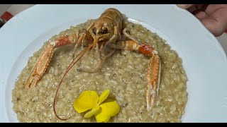 RISOTTO IN CREMA DI SCAMPI FRESCHIIN CUCINA CON LO CHEF PAUL KLER [upl. by Tracay]