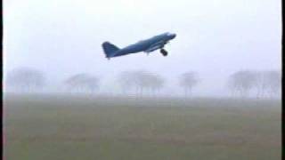 3m wingspan DC3 crash 2x 22ccm [upl. by Aikmat]