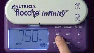 Flocare Infinity Enteral Feeding Pump  Programming [upl. by Harriet]