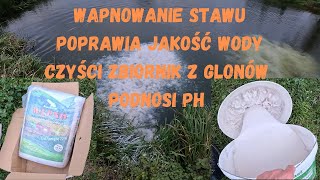 Wapnowanie stawu jesień listopad [upl. by Bunow309]