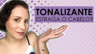 TONALIZANTE ESTRAGA O CABELO [upl. by Yelsek921]