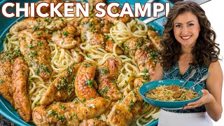 Easy CHICKEN SCAMPI Recipe [upl. by Annoiek180]