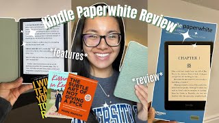 KINDLE PAPERWHITE REVIEW Signature Edition 11th gen How to use GoodReads Kindle Unlimited etc [upl. by Anahsed709]