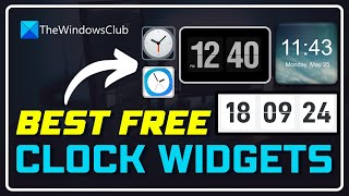 Best Free DESKTOP CLOCK WIDGETS for WINDOWS 1110  Best Free WIDGETS for WINDOWS 100 SAFE [upl. by Ethel]