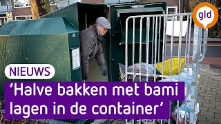 MISBRUIK van KLEDINGCONTAINER Jongelui zijn BEZOPEN [upl. by Golub]