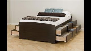 Tall Queen Sonoma Platform Storage Bed [upl. by Tyson]