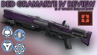 DED GRAMARYE IS THE BEST PVE SHOTGUN EVER  DED GRAMARYE IV REVIEW [upl. by Kwarteng953]