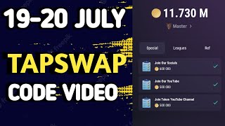 Tapswap CODE today 19 july  Crypto Revolution pay with crypto using debit cards  curious facts [upl. by Winnick]