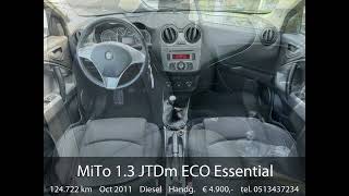 Alfa Romeo MiTo 13 JTDm ECO Essential [upl. by Norahs697]