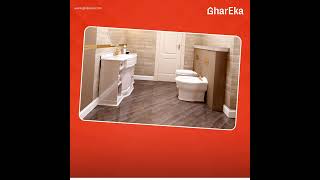 Discover Bathroom Flooring Options with GharEka [upl. by Assiralc]