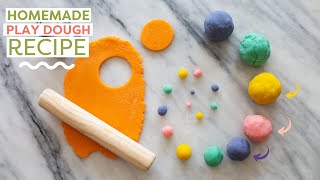 The BEST Homemade Play Dough Recipe  DIY Play Dough [upl. by Jeralee]