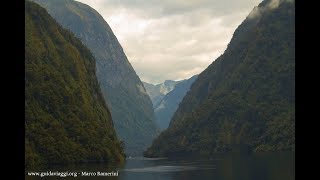 Doubtful Sound  New Zealand Sunrise Go Pro TimeLapse 4K [upl. by Ahtela]