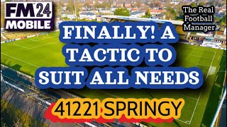 FOOTBALL MANAGER MOBILE 2024 BEST TACTIC TO USE FOR ALL SKILL NEEDS [upl. by Marcie]