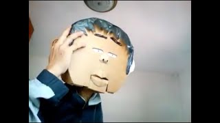 Flat face cardboard puppet mechanism [upl. by Neema]