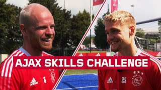 AJAX SKILLS CHALLENGE 2  Davy Klaassen vs Kenneth Taylor [upl. by Notnirt]