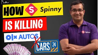 Spinny Business Model  How Spinny Destroyed Cars24 amp OlxAutos  Case Study [upl. by Eilloh]