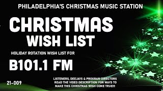 B1011 WBEB FM – A Christmas Wish for Philadelphia’s Christmas Music Station [upl. by Anderegg]