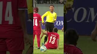 Rekha poudel got red card on Saff Women Football ChampionshipNepal  Indiawhy didindiacheatedingame [upl. by Rybma]