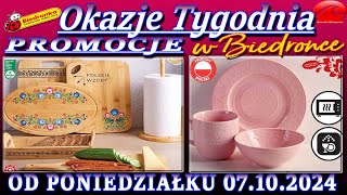 𝐁𝐈𝐄𝐃𝐑𝐎𝐍𝐊𝐀 Nowa Gazetka Promocyjna od 07102024 Okazje i promocje tygodnia – Katalog Biedronki [upl. by Silverstein]