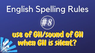 English Spelling Rules 8 Use of phonogram GH Sound of GH GH as f [upl. by Sema]