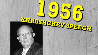 1956  Khrushchev delivers his secret speech  Jamie Sheas NATO History Class [upl. by Yawnoc]